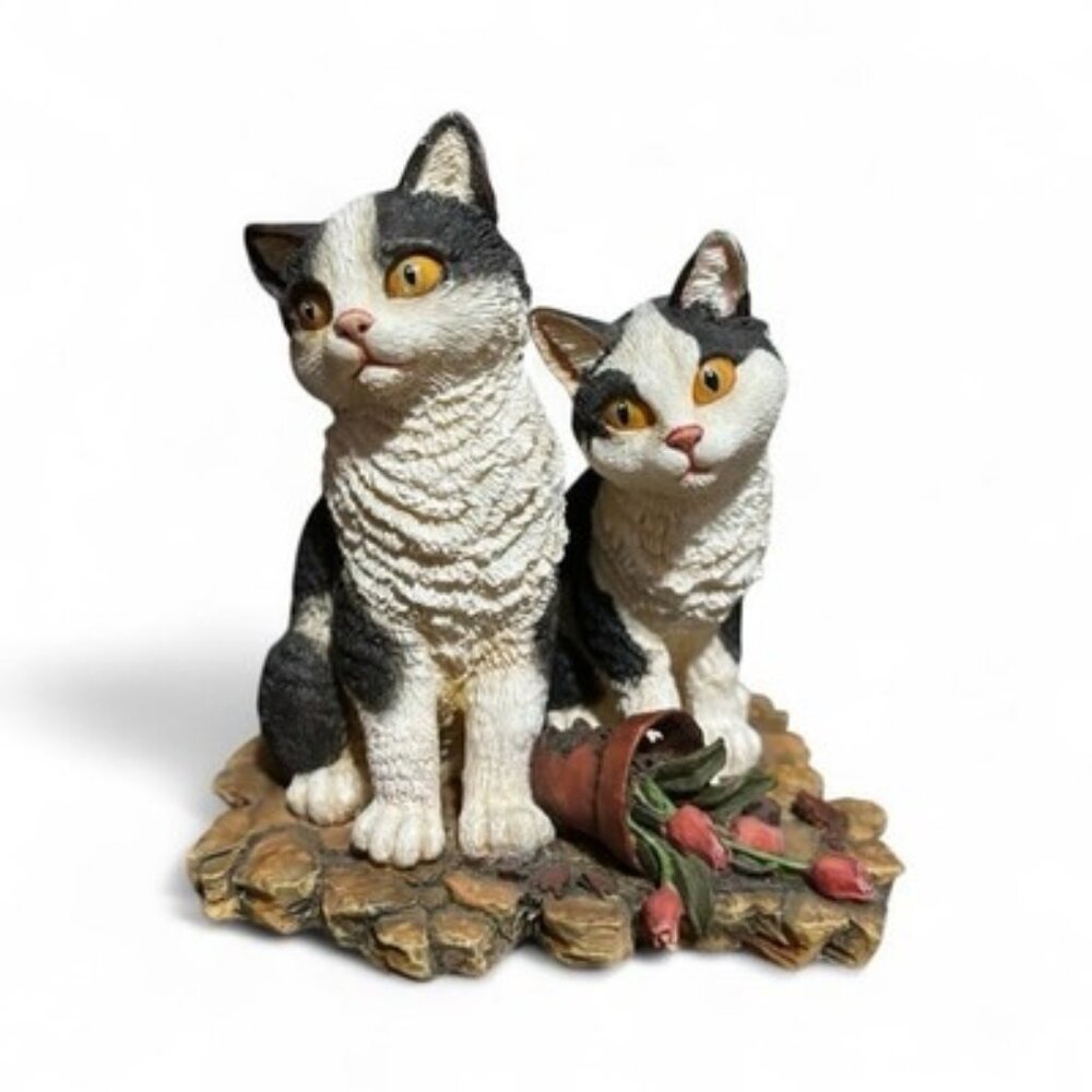 Lowell Herrero Willie & Neuschler Robertson‎ Cat Figurine Lang & Wise First Ed